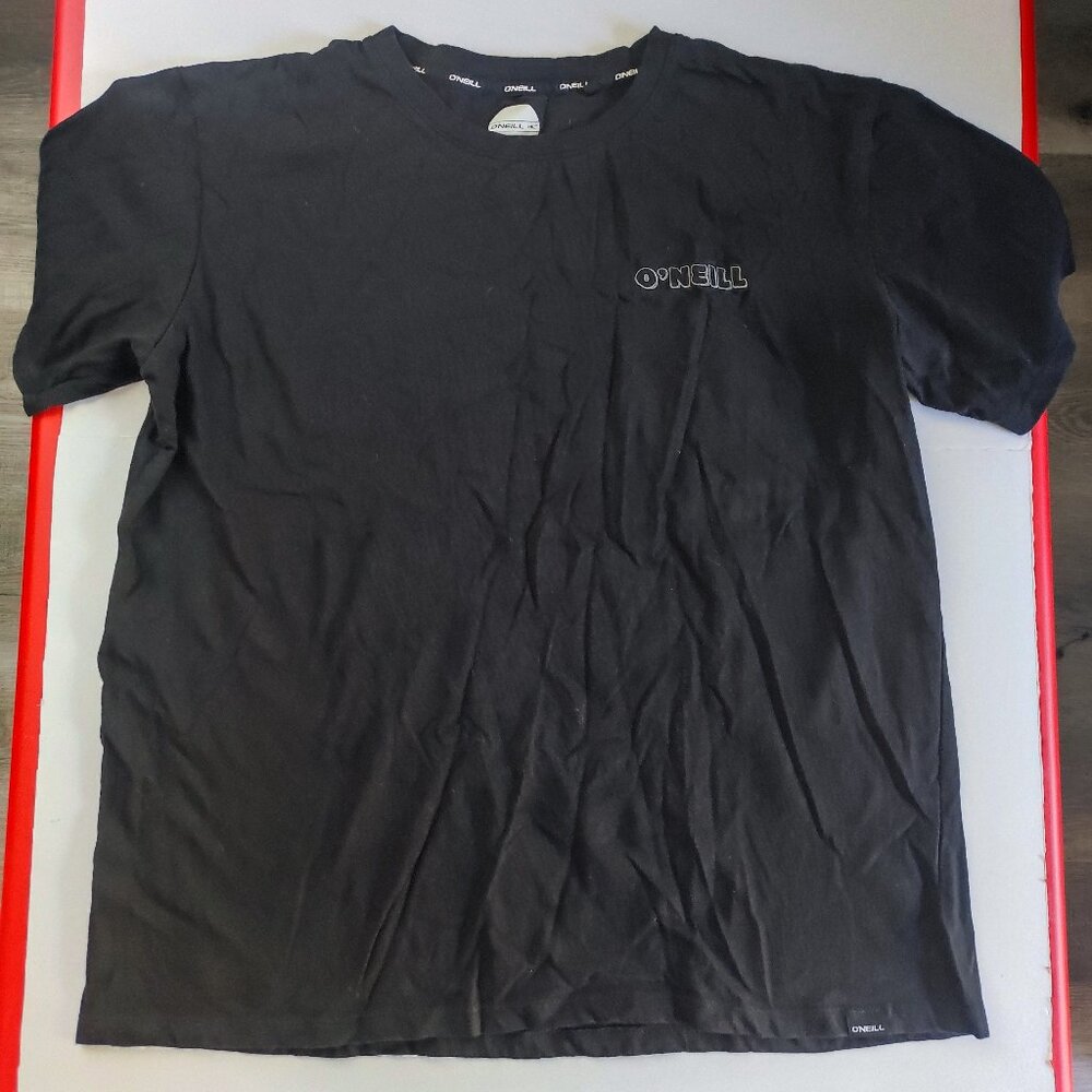 O'Neill short sleeve T-shirt cotton black men's size XL